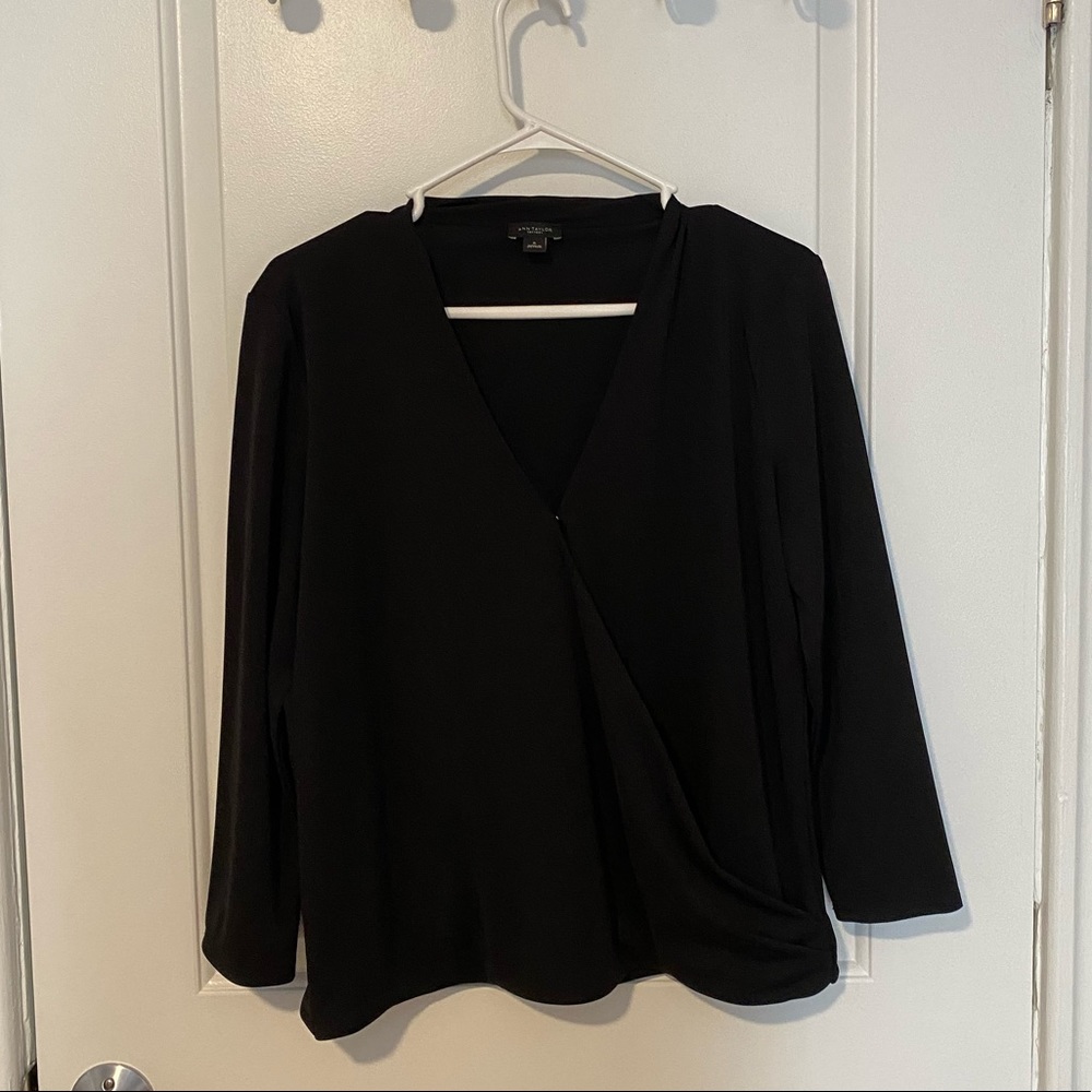 Classic black Ann Taylor blouse